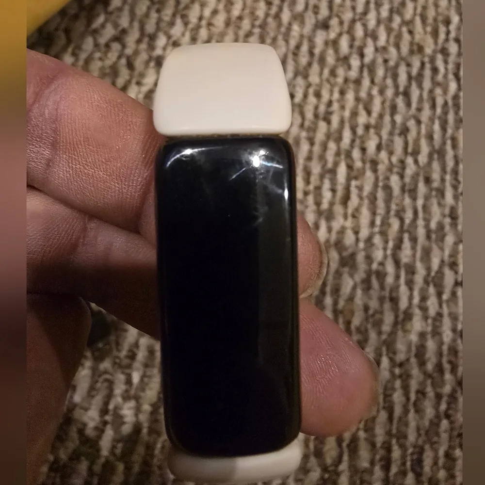 Smart Fitness Tracker with Cream Band